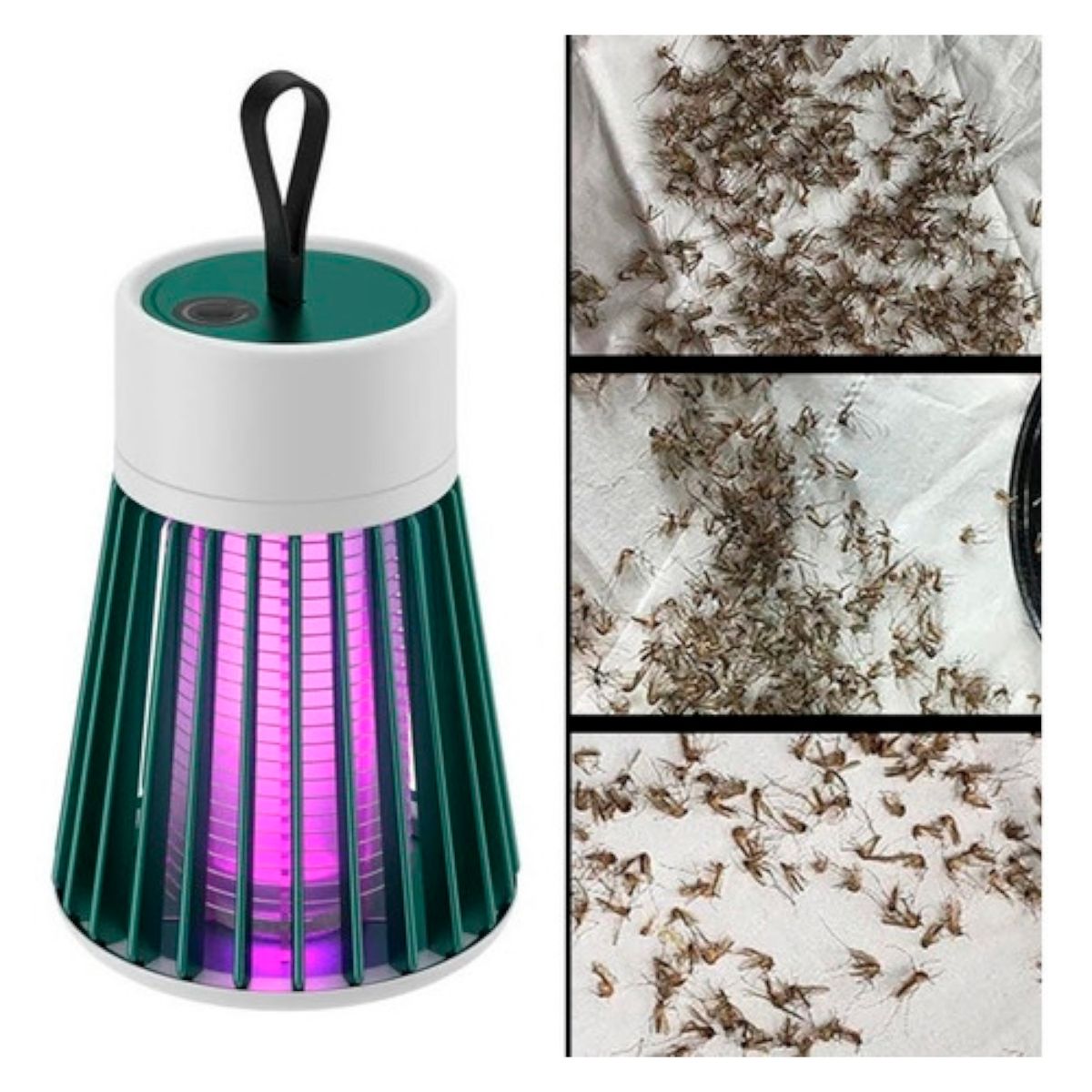 GENERICO - Lampara Mata Insectos Electrocutador Mata Zancudos Mosquitos