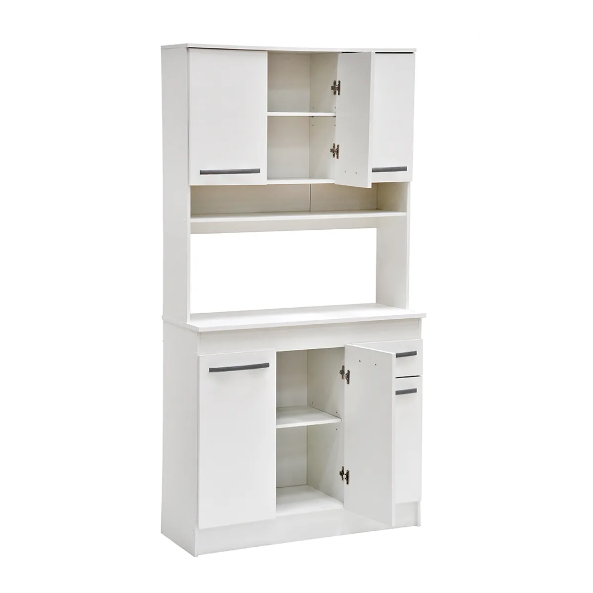 MOBIKIT - Compacto 6 Puertas 1 Cajon 90 Blanco Mobikit