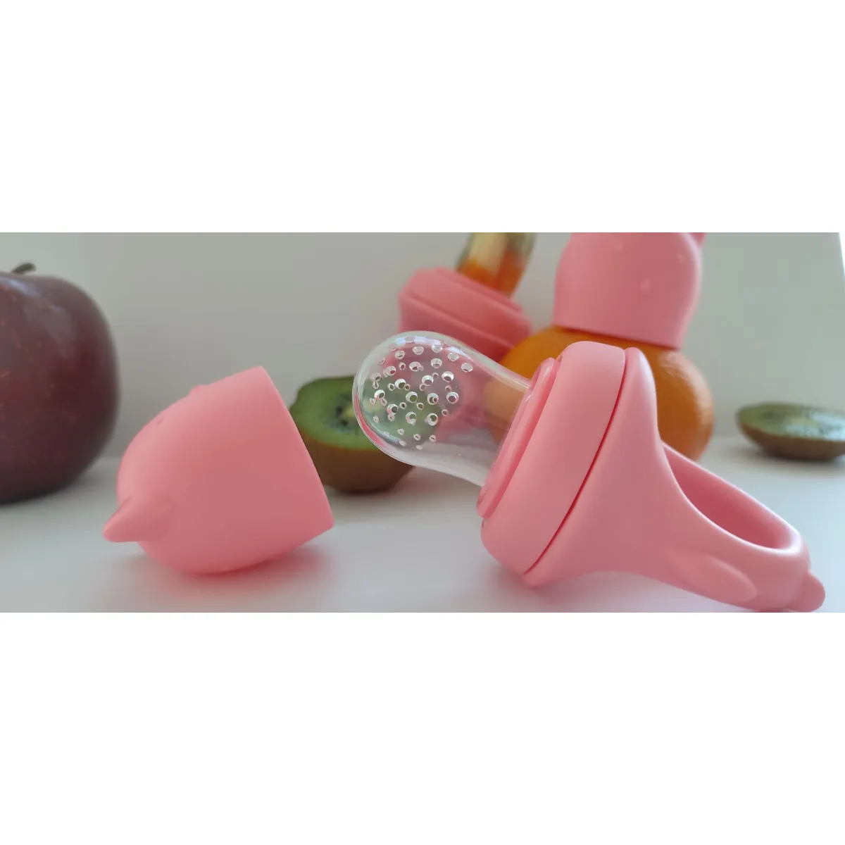UXOCRO - CHUPETE DE FRUTA COLOR ROSADO