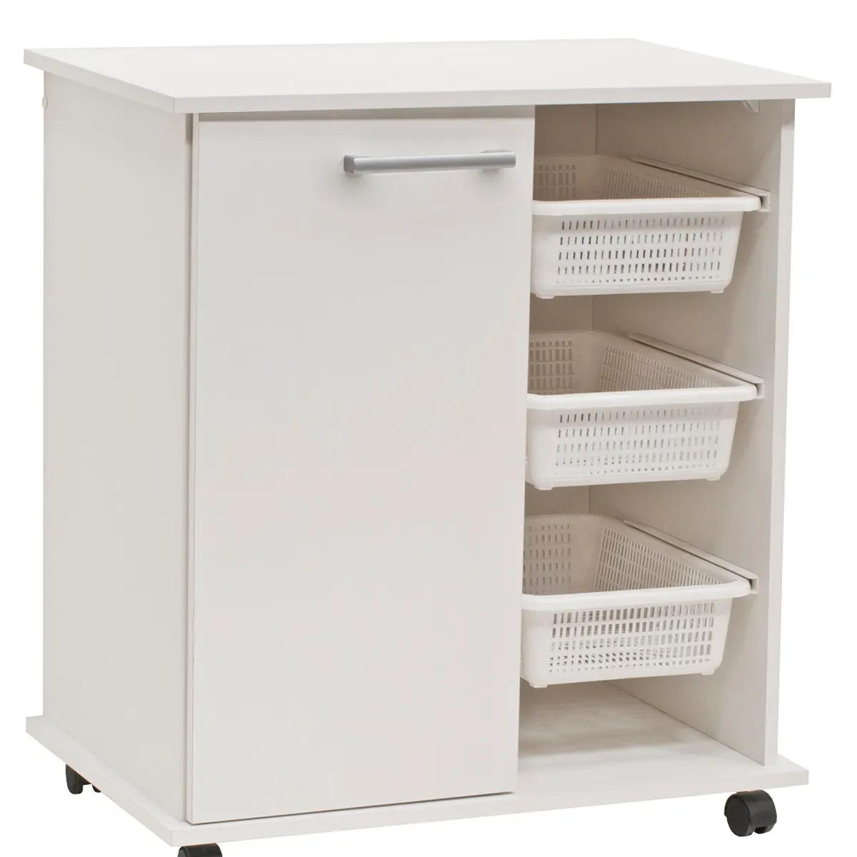 MOBIKIT - Mueble Base Microondas Verdulero Blanco Mobikit