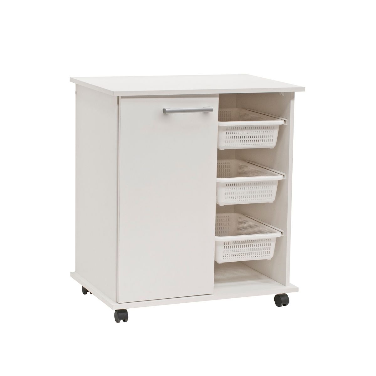 MOBIKIT - Mueble Base Microondas Verdulero Blanco Mobikit