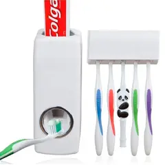 GENERICO - Dispensador Automático Pasta Dientes Porta Cepillo