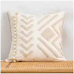 GENERICO - Pack de 02 Fundas De Cojin Decorativa Diseño Boho 45x45 Cm