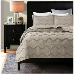 GENERICO - Cubrecama Bordado Premiun King Arena