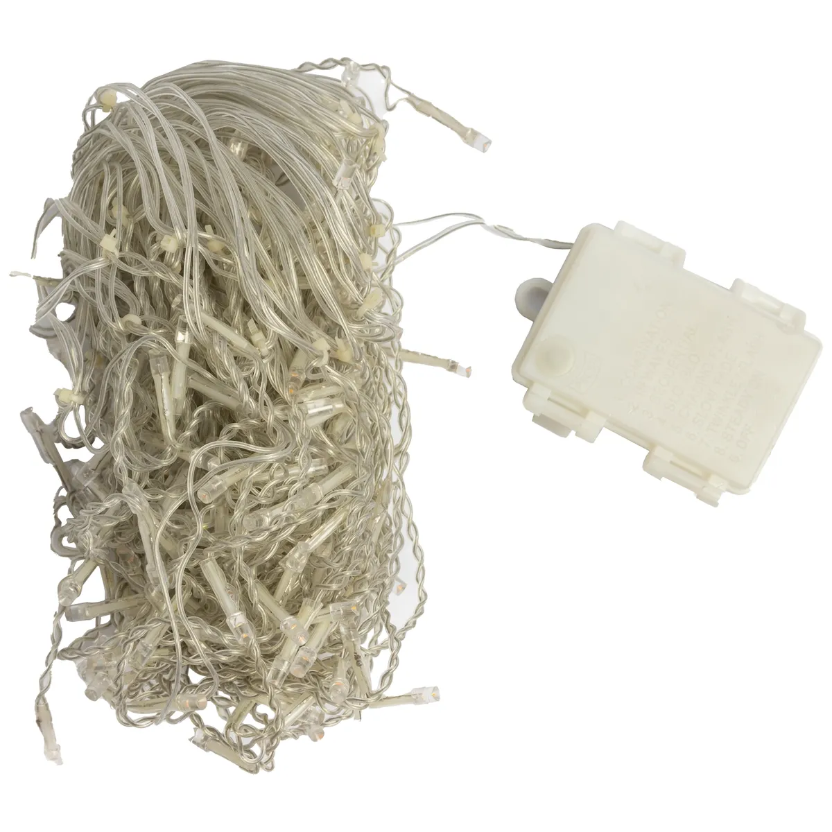 PROPLASTIC - CASCADA A PILA 200 LED MULTICOLOR