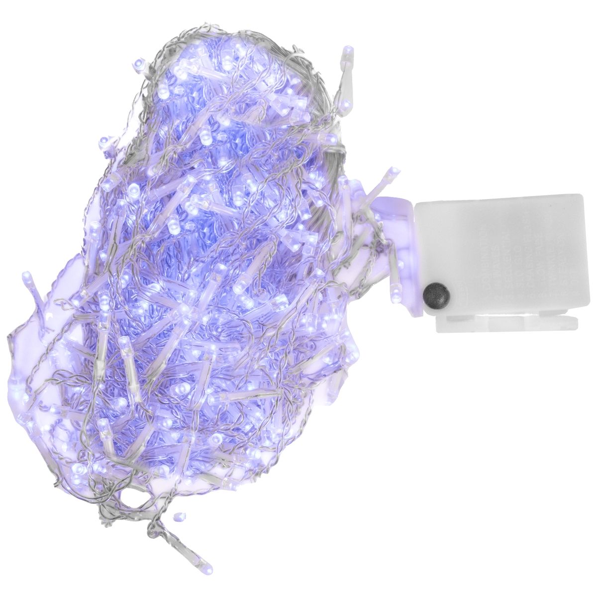 PROPLASTIC - CASCADA A PILA 300 LED COLOR AZUL