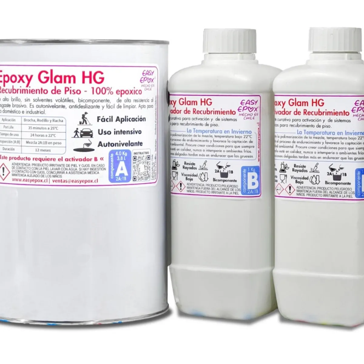 EASY EPOX - Porcelanato Líquido Para Pisos 3d Brillo Y Resistencia