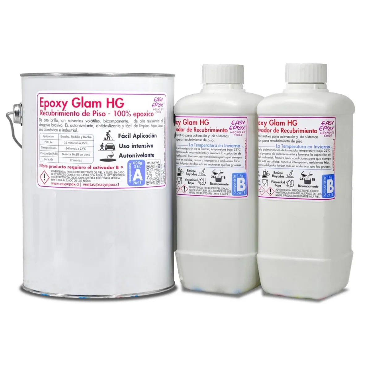 EASY EPOX - Porcelanato Líquido Para Pisos 3d Brillo Y Resistencia