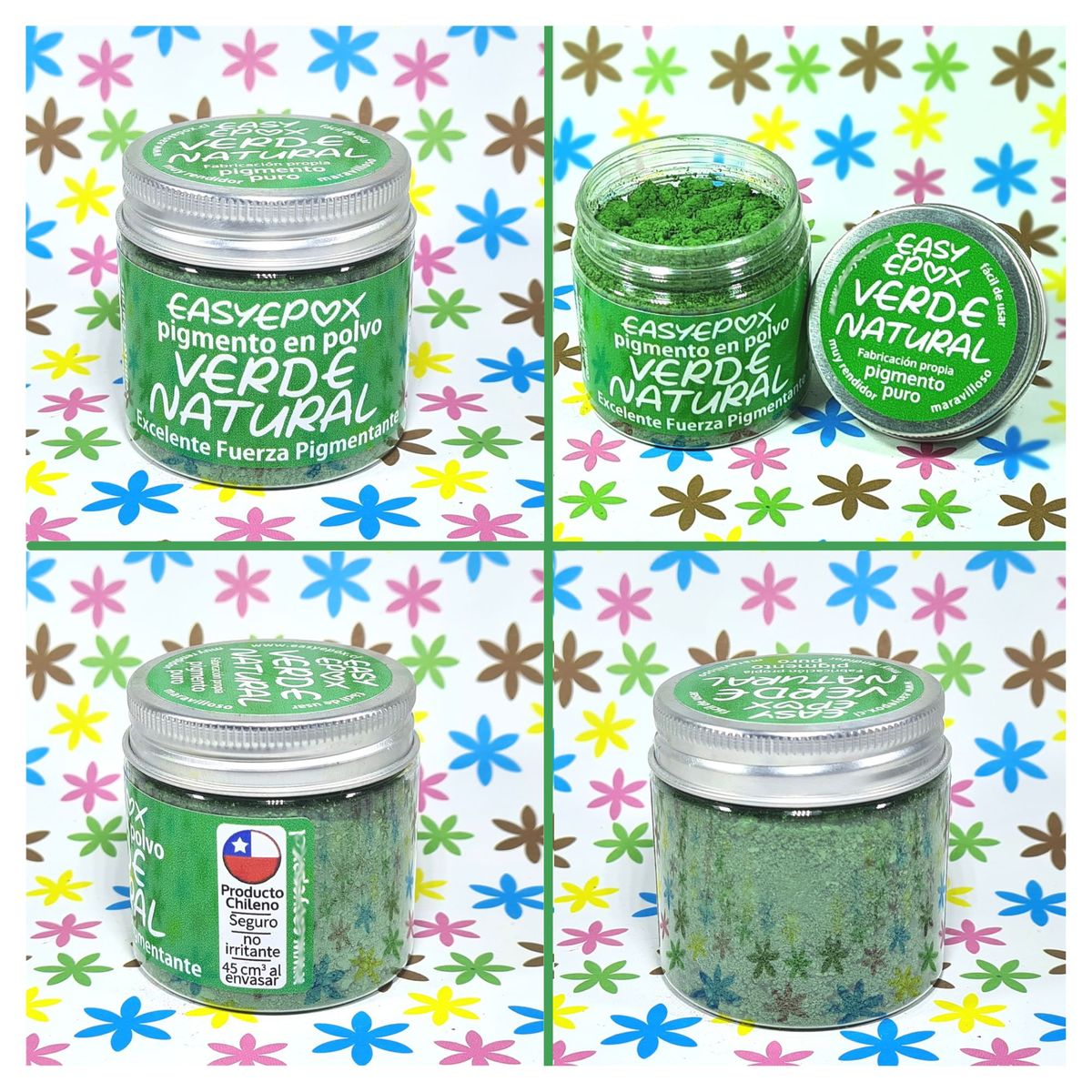 EASY EPOX - Pigmento Verde Para Resina Epoxica Arte Y Más