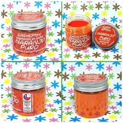 EASY EPOX - Pigmento Naranjo Puro Resina Epoxica Arte Velas Jabones