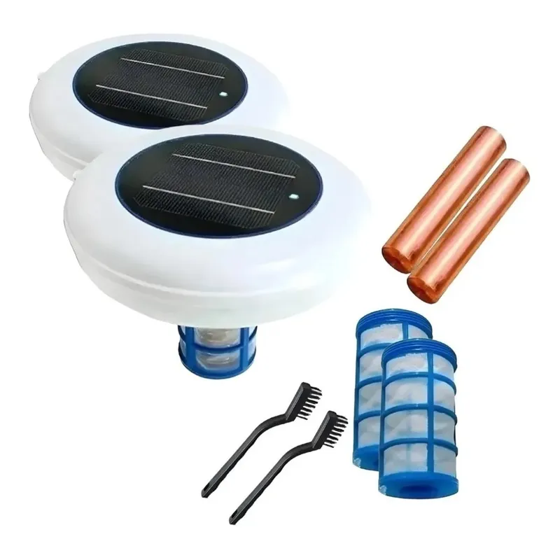 GENERICO - X2 Ionizador Solar Piscina Ionizador Piscina 130.000 Litros