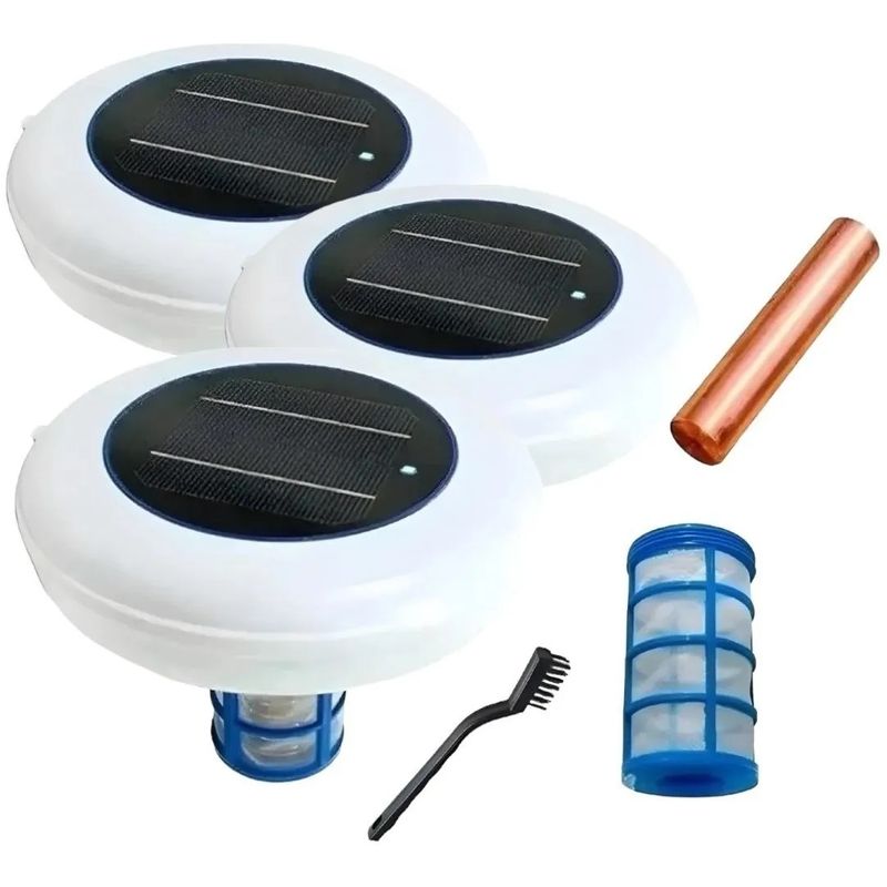 GENERICO - X3 Ionizador Solar Piscina Ionizador Piscina 130.000 Litros