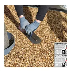 EASY EPOX - Resina Epoxica P Gravilla Cuarzo Y Piedras Bellas De Jardin