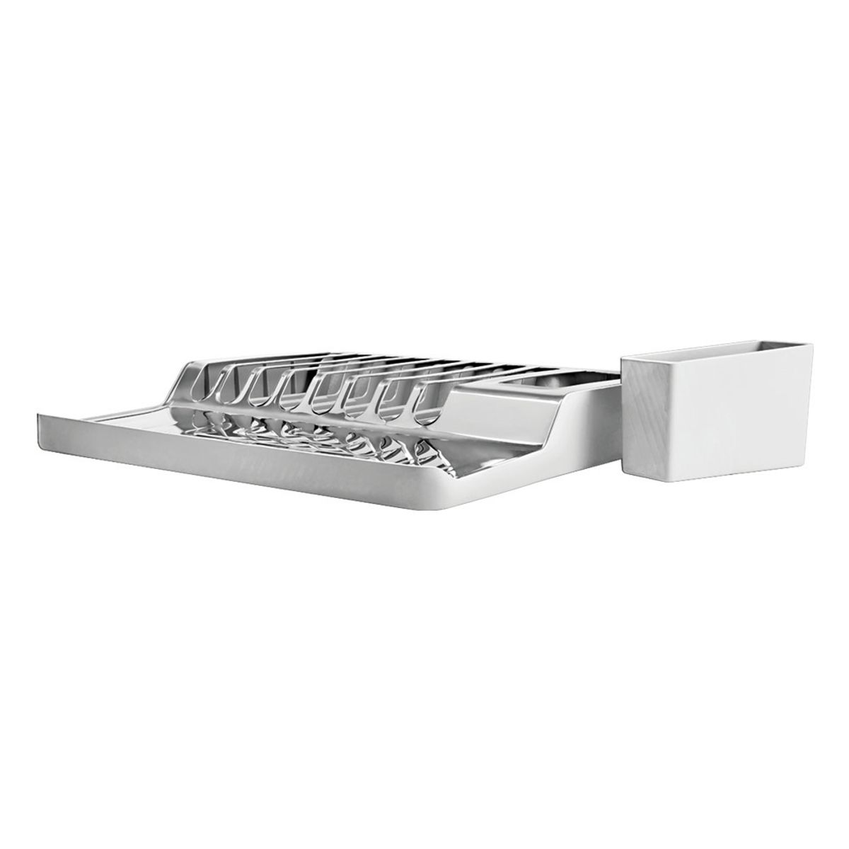 BRINOX - ESCURRE PLATOS - EN ACERO INOXIDABLE -  BLANCO