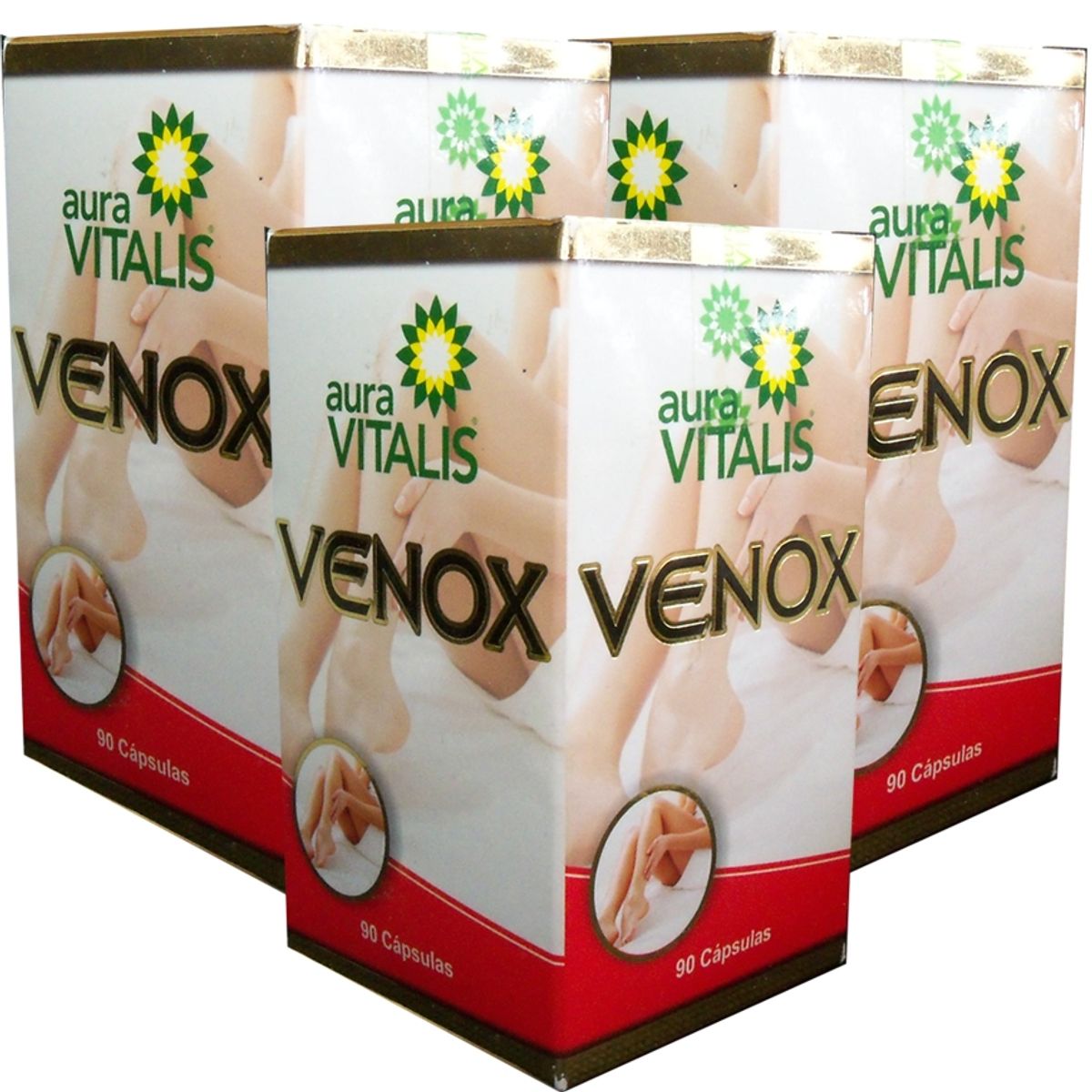 AURA VITALIS - 3 X AURA VITALIS VENOX 90 CAPSULAS