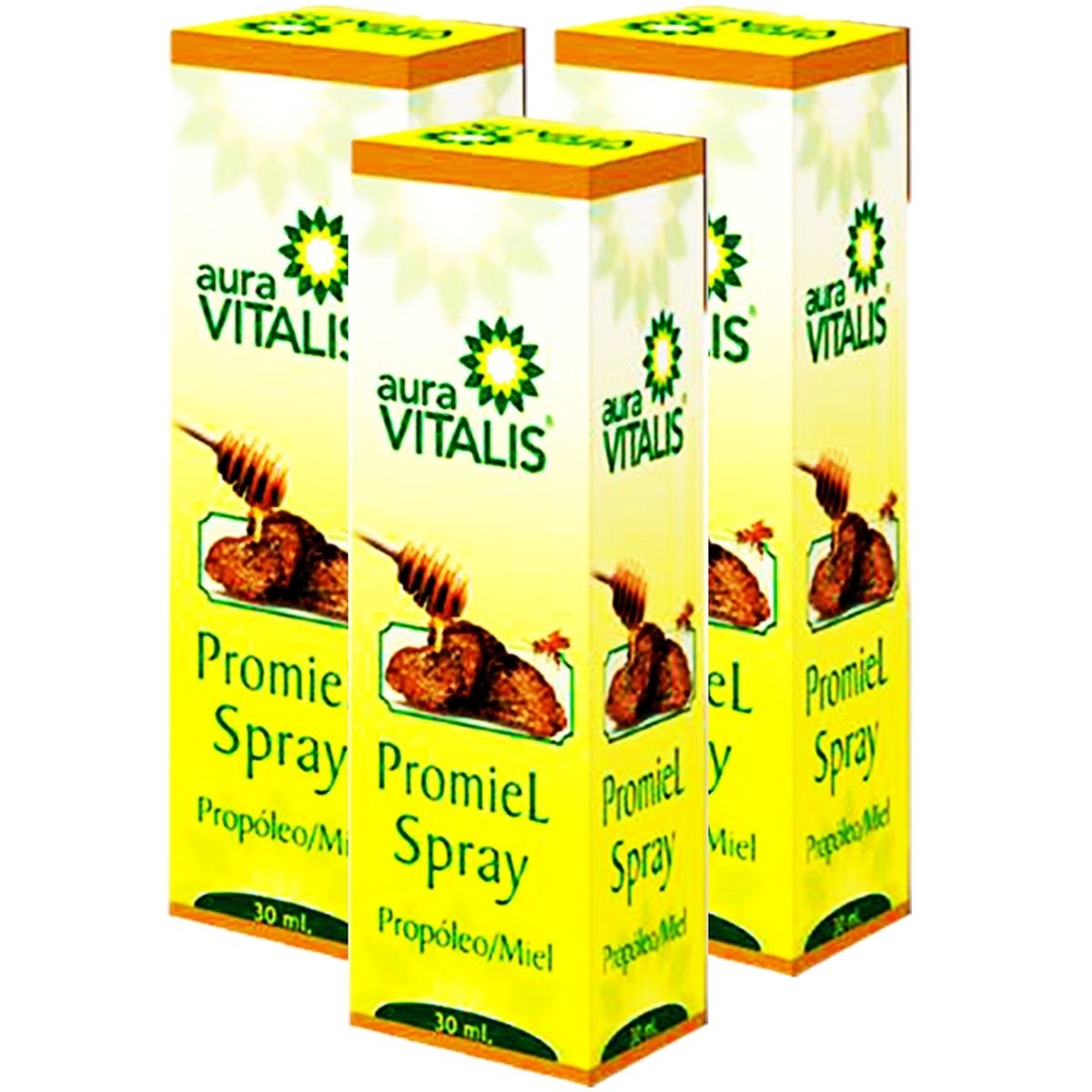 AURA VITALIS - 3 X AURA VITALIS PROMIEL SPRAY 30ML