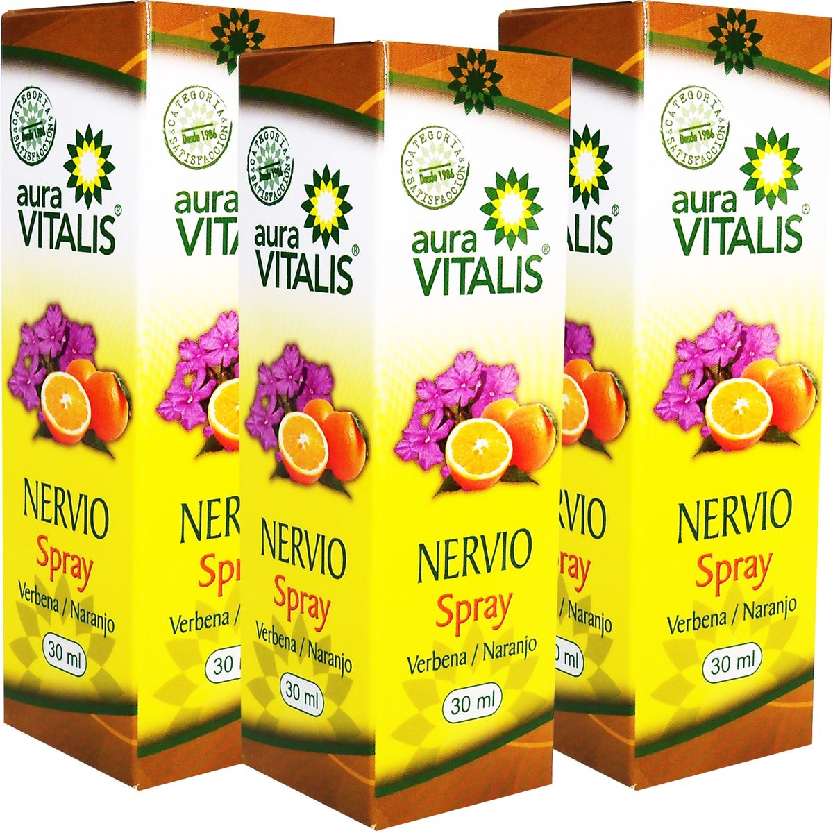 AURA VITALIS - 3 X AURA VITALIS NERVIO SPRAY 30ML
