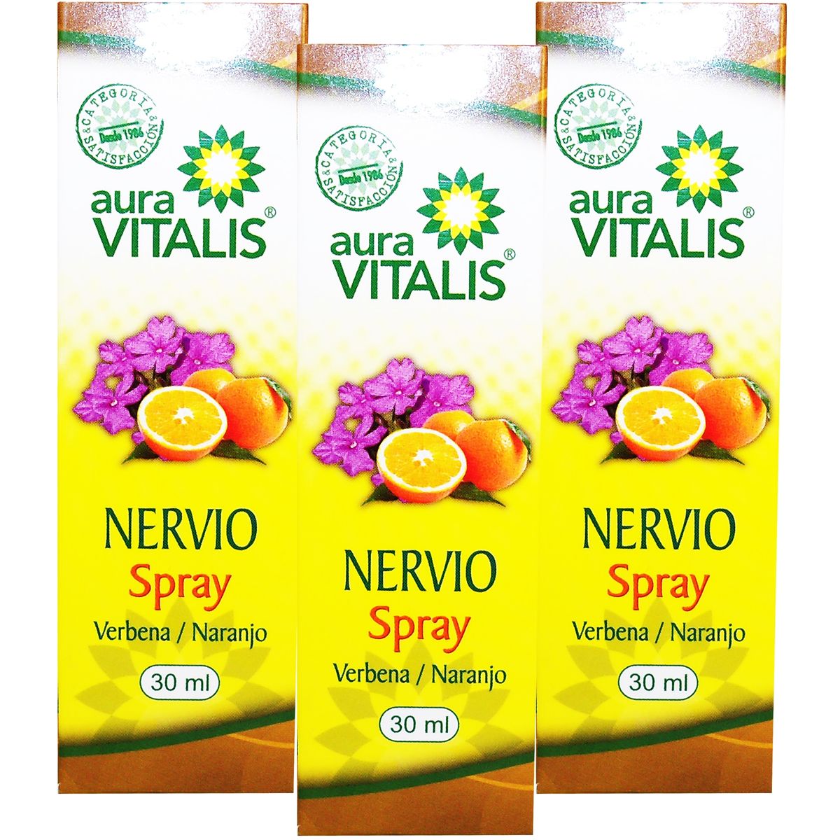 AURA VITALIS - 3 X AURA VITALIS NERVIO SPRAY 30ML