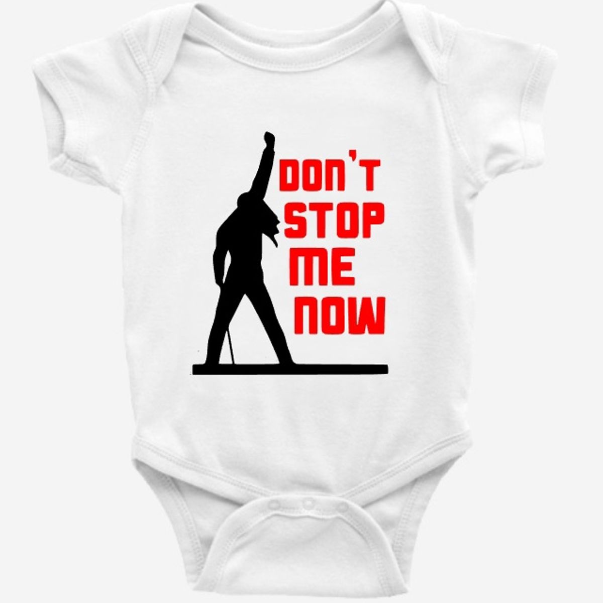 GENERICO - Body Bebé Freddy Mercury Don´t Stop Me Queen Baby Rock Pilucho