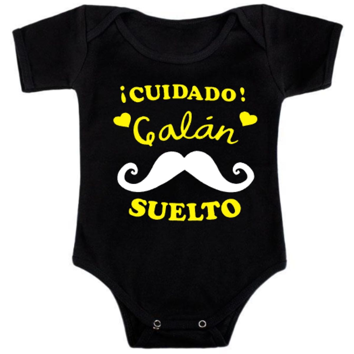 GENERICO - Body Bebé Cuidado Galán Suelto Baby Infantil 100 Algodón