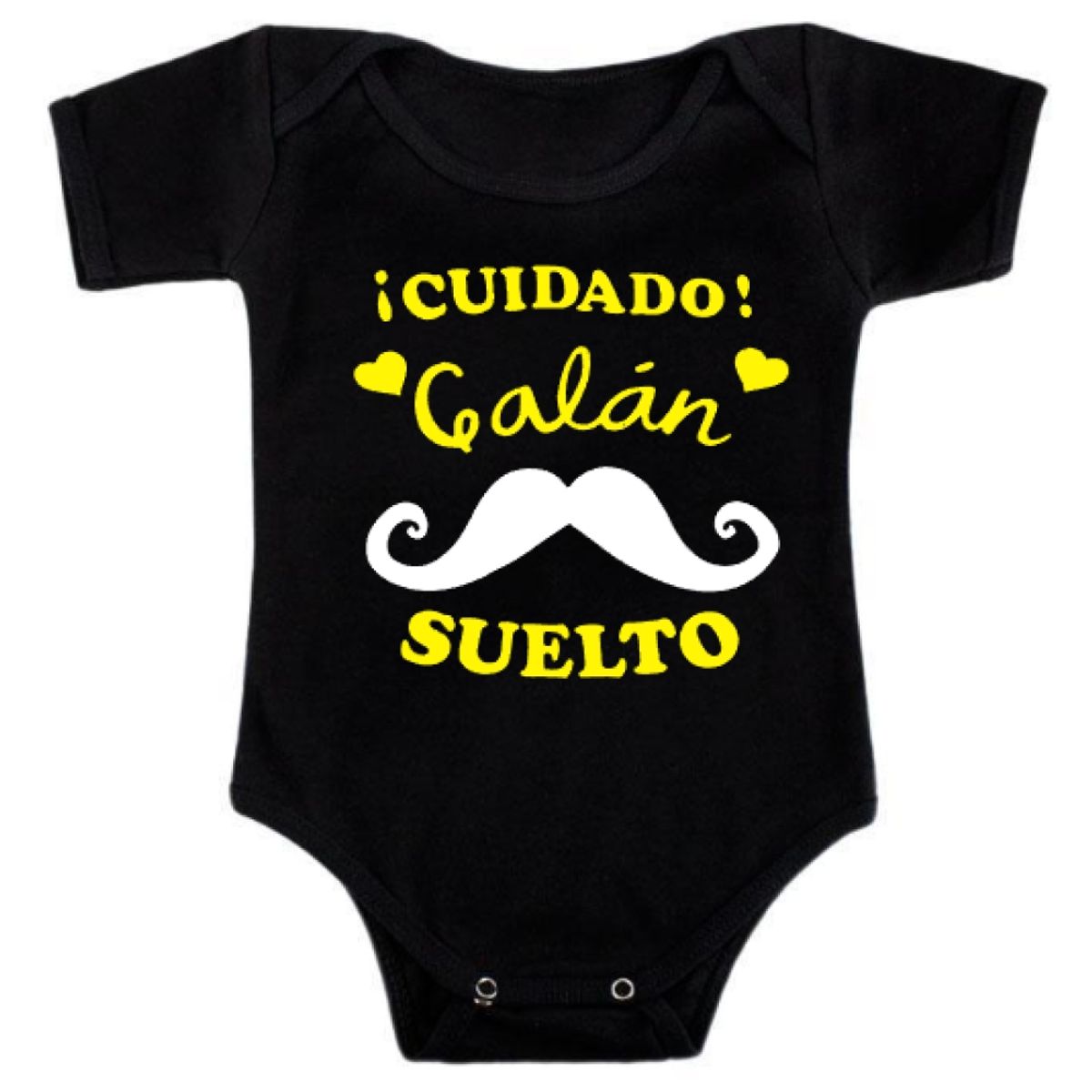 GENERICO - Body Bebé Cuidado Galán Suelto Baby Infantil 100 Algodón