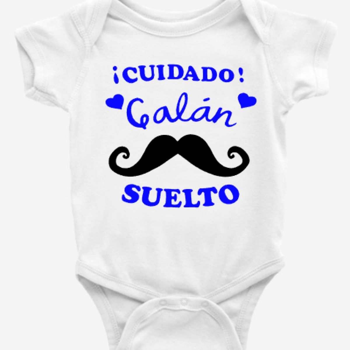 GENERICO - Body Bebé Cuidado Galán Suelto Baby Infantil 100 Algodón