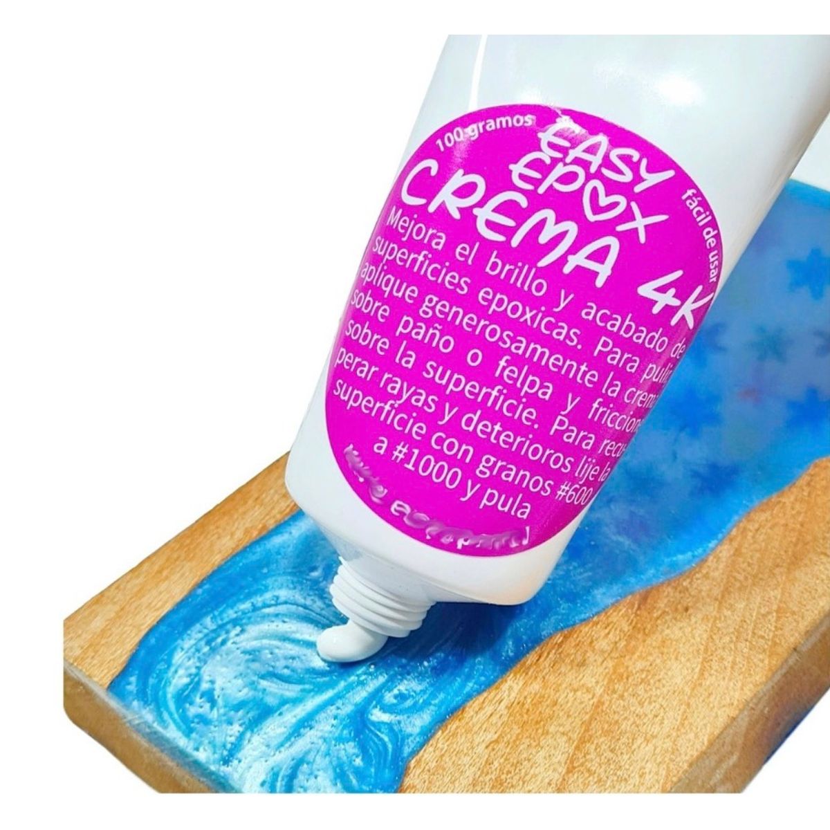 EASY EPOX - Crema De Pulir Para Resina Epoxica Brillo Y Suavidad 100 gr