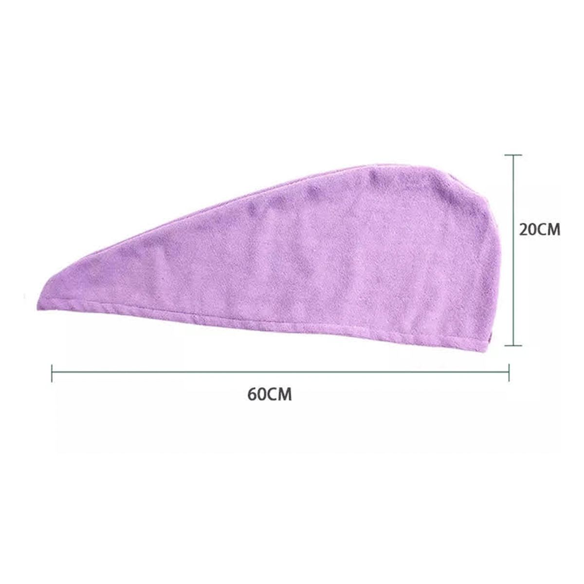 GENERICO - Gorro Toalla Microfibra Ducha Cabello Para Secar Cabello