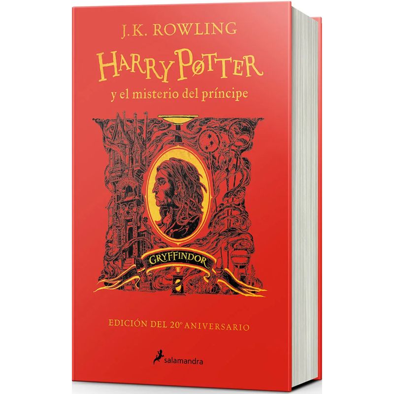 SALAMANDRA - Harry Potter N° 6 Misterio del Principe (20aniv.Gryffindor Tapa Dura)