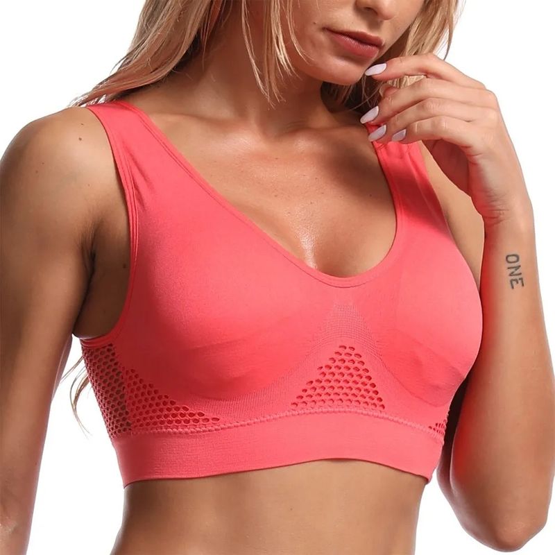 HENNE CLOTHING - Sostén Deportivo Elasticado - Mujer