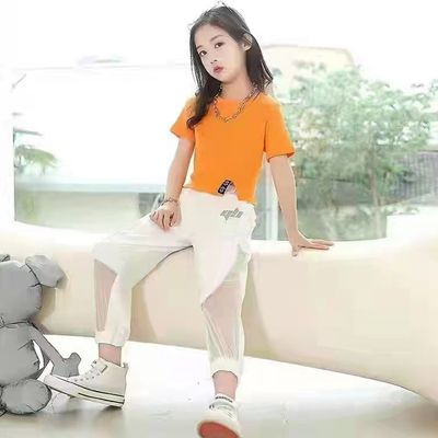 Imagen 2 del producto Conjunto Niña Polera Crop y Pantalon K-Pop HipHop Urbano