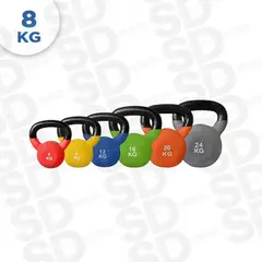 SDFIT - Kettlebell Pro Pesa Rusa 8 Kg Fierro Vinilo – Crossfit