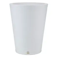 FLORIDIS - MACETERO BLANCO GENEBRA 57CM ALTO CON PLATO