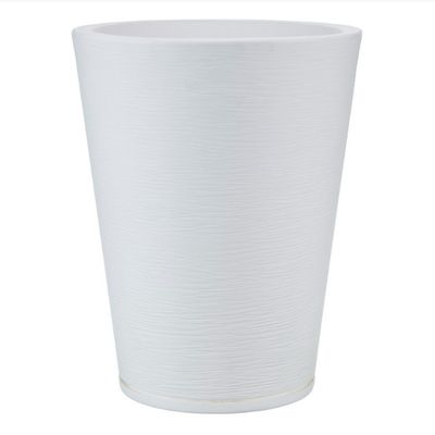 Imagen 2 del producto MACETERO BLANCO GENEBRA 57CM ALTO CON PLATO