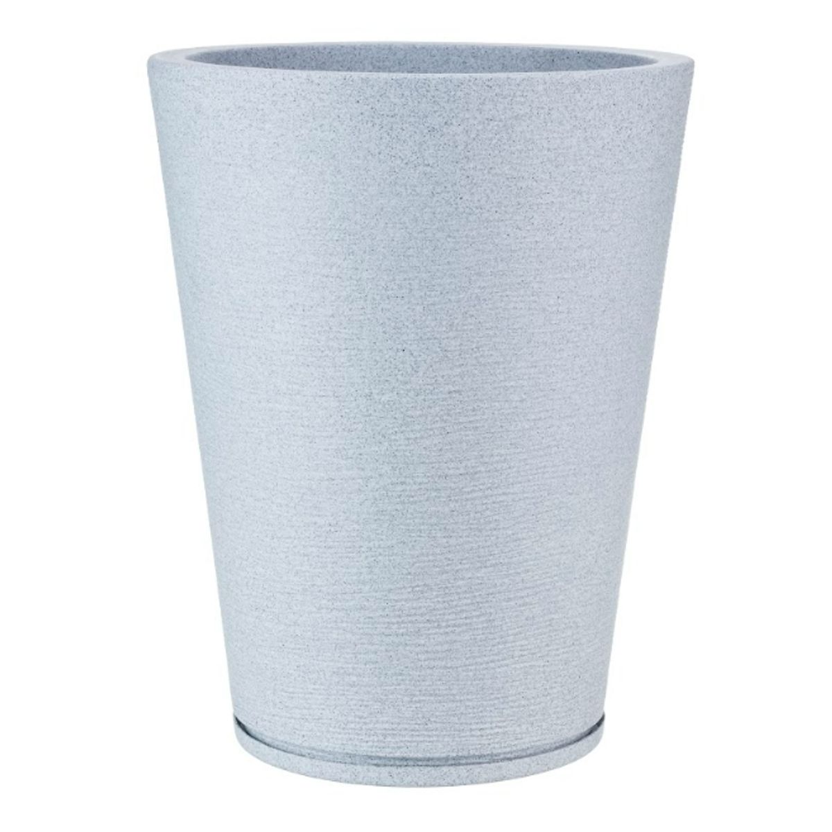 FLORIDIS - MACETERO FLORIDIS GRIS CLARO GENEBRA 57CM ALTO CON PLATO