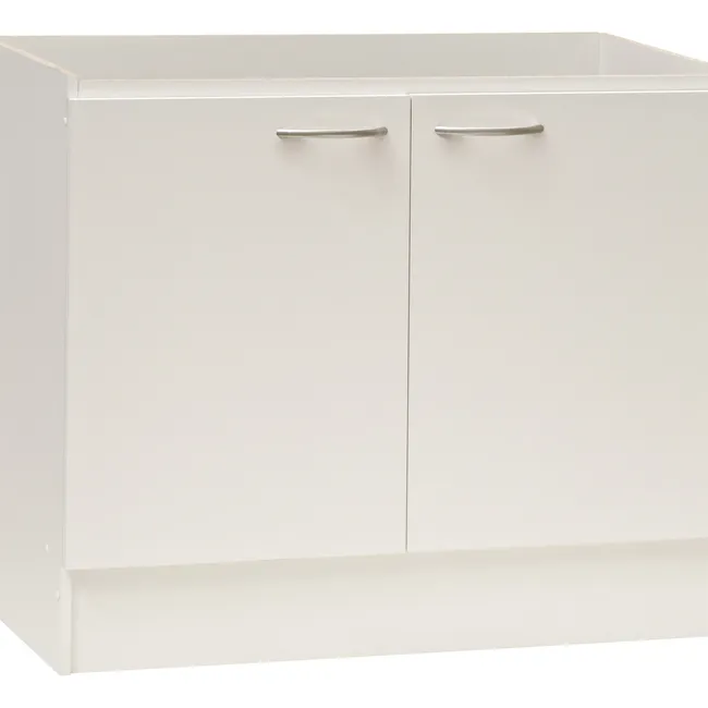 MOBIKIT - Base Lavaplatos Basico 2 Puertas 1 Mt Blanco Mobikit