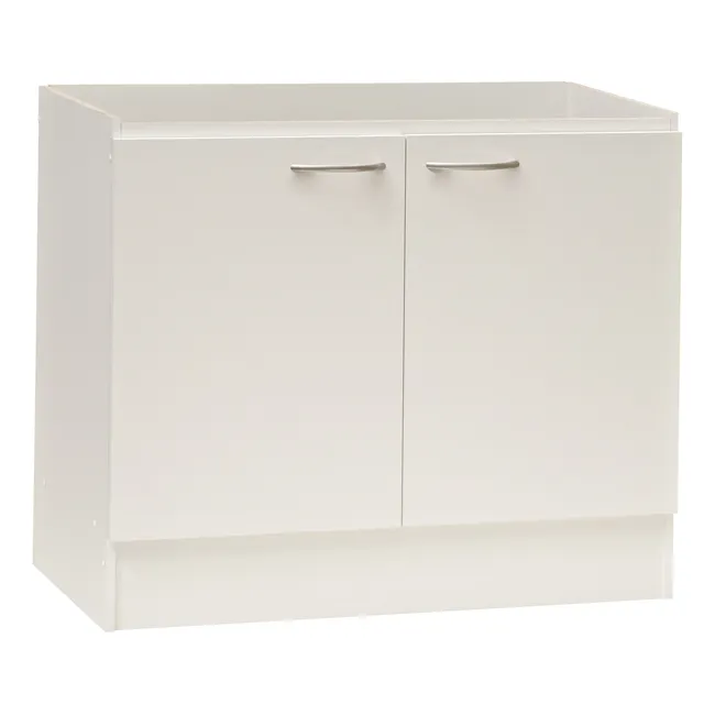 MOBIKIT - Base Lavaplatos Basico 2 Puertas 1 Mt Blanco Mobikit