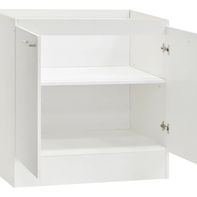 MOBIKIT - Base Lavaplatos Basico 2 Puertas 1 Mt Blanco Mobikit