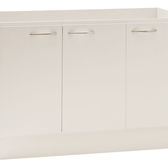 MOBIKIT - Base Lavaplatos Basico 3 Puertas 1,2 Mt Blanco Mobikit