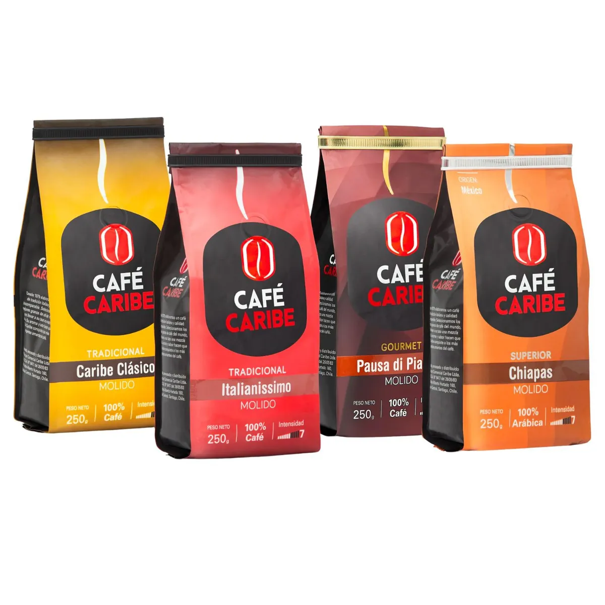 CAFE CARIBE - Mix Cafeína Café Caribe Molido 1 kilo
