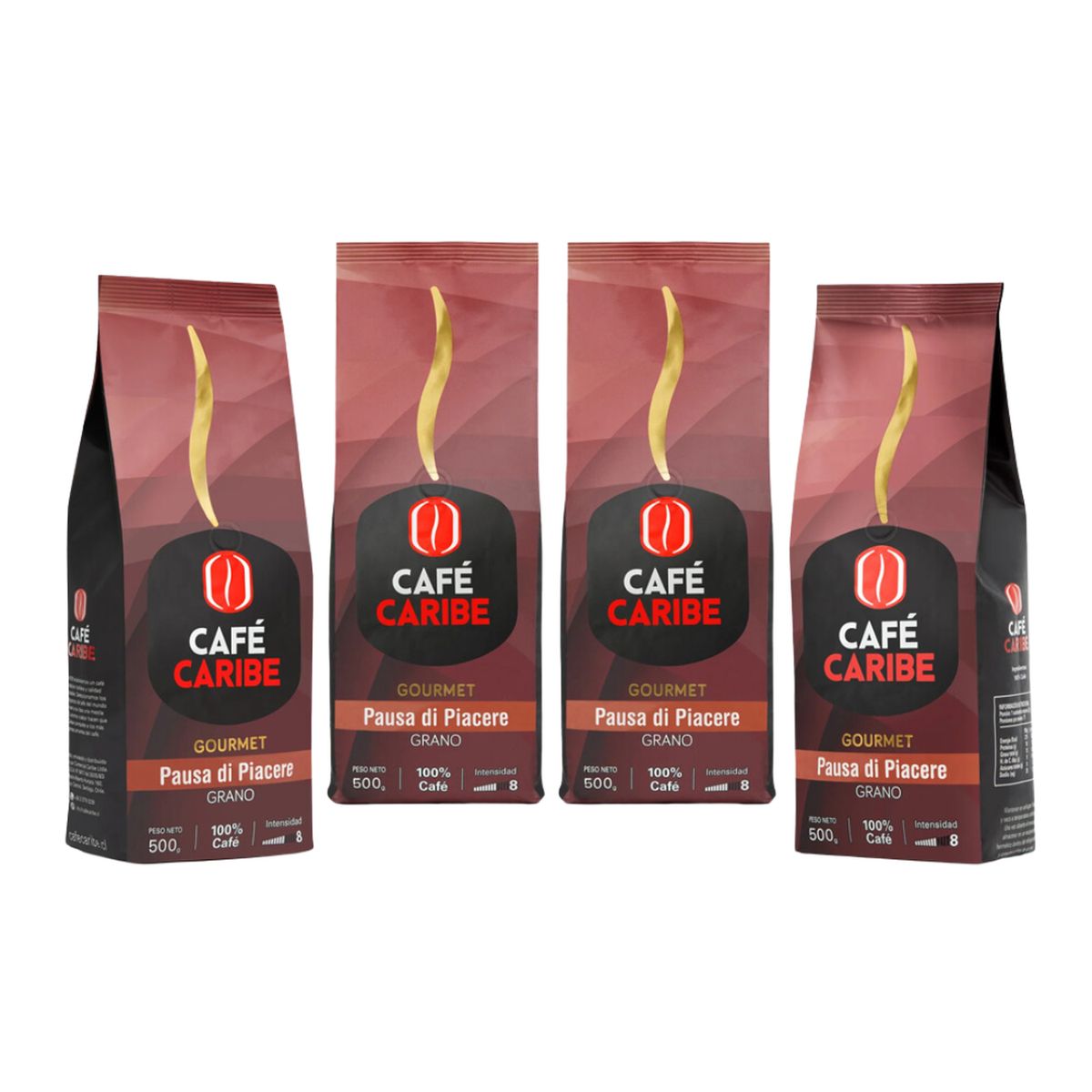 CAFE CARIBE - Café Pausa di Piacere Gourmet Grano -  2 kilos