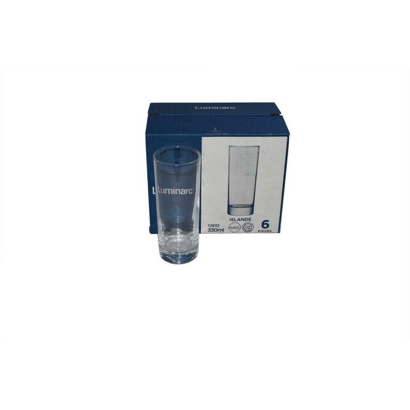 LUMINARC - SET DE 6 VASOS VIDRIO 33 CC