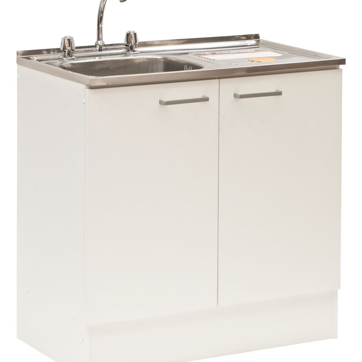 MOBIKIT - Kit Lavaplatos 80 Cm Secador Derecho Blanco Mobikit…