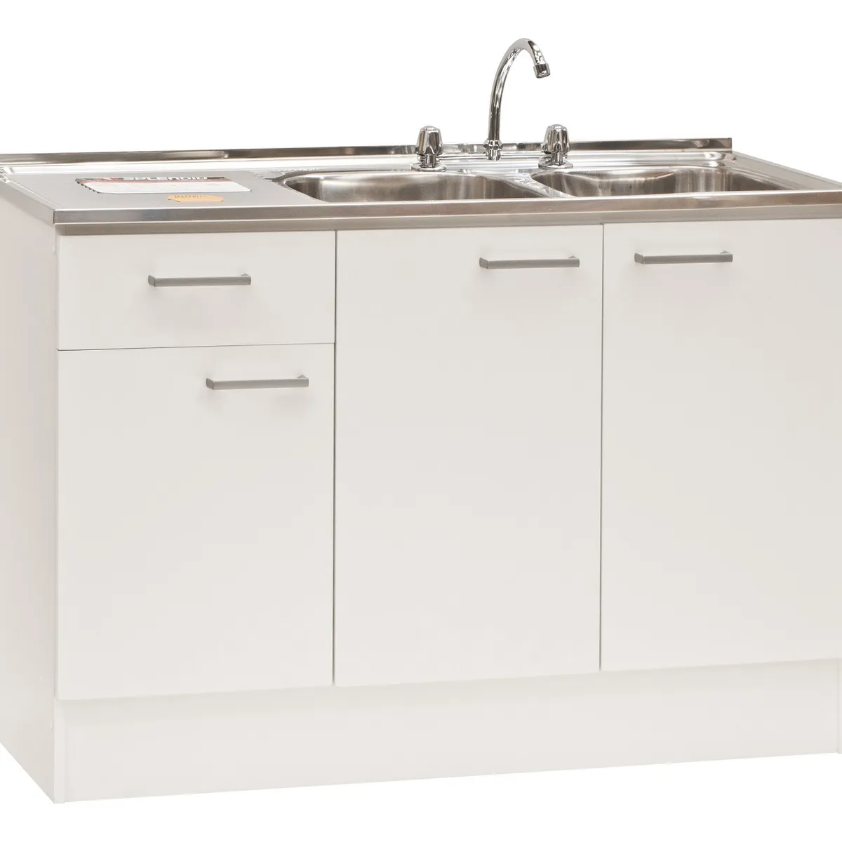 MOBIKIT - Kit Lavaplatos 1,2 Mt Secador Izquierdo Blanco Mobikit…