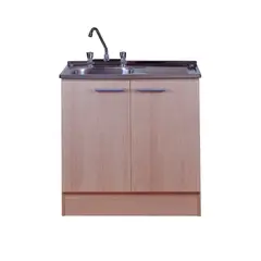 MOBIKIT - Kit Lavaplatos 80 Derecho Beige