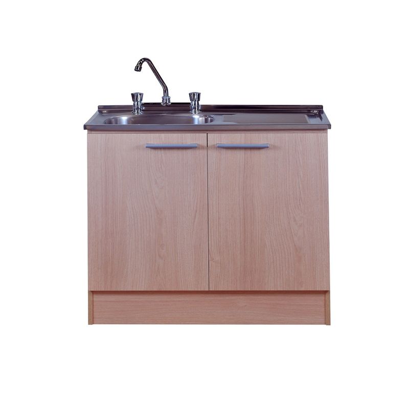 MOBIKIT - Kit Lavaplatos 100 Derecho Beige Mobikit
