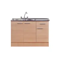 MOBIKIT - Kit Lavaplatos 120 Derecho Beige