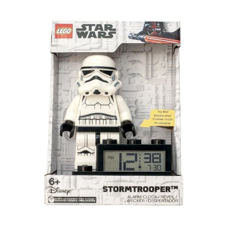 LEGO - Lego star wars stormtrooper minifigura reloj despertador iluminado