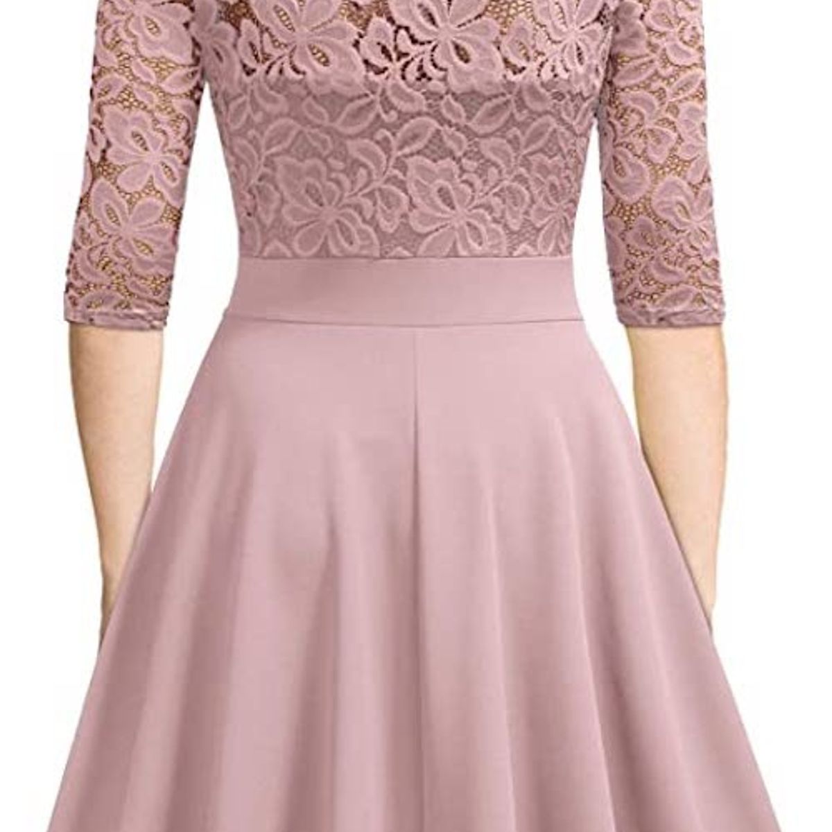 HENNE CLOTHING - Vestido Corto de Encaje - Fiesta y Matrimonio