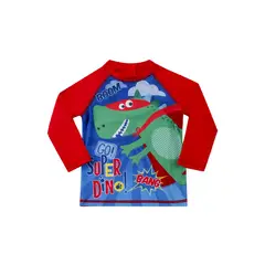 H2O WEAR - Polera Bebe Niño UV 50 Manga Larga Rojo